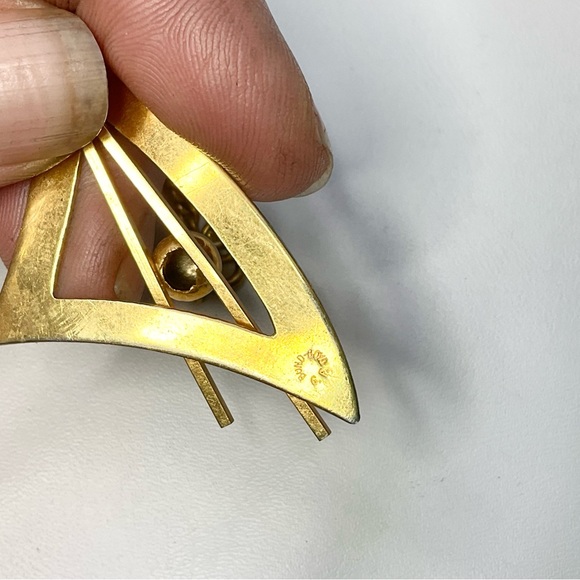 Vintage MCM Bond Boyd GF Pendant Necklace - Picture 5 of 8